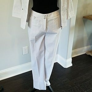 Tribal Seersucker pant Size 4 NWOT